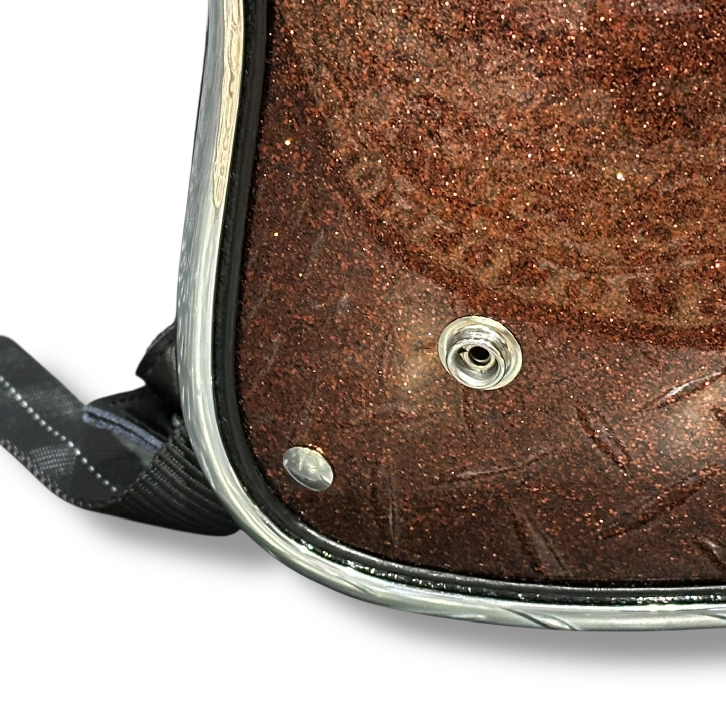 GLITTER 3/4 HELMET グリッターヘルメット BROWN/茶色