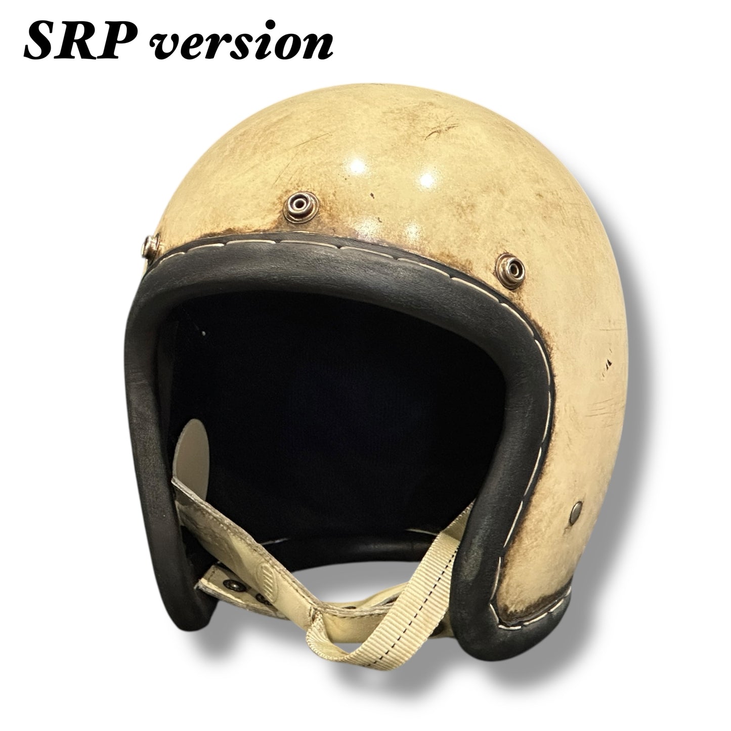 【SRP】革巻きLAC IVORY/アイボリー PATINA 白ダブルストラップ