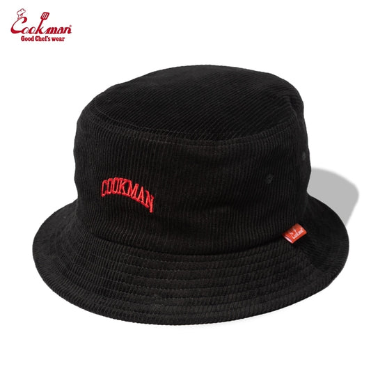 バケットハット Bucket Hat Corduroy Black 233-53150