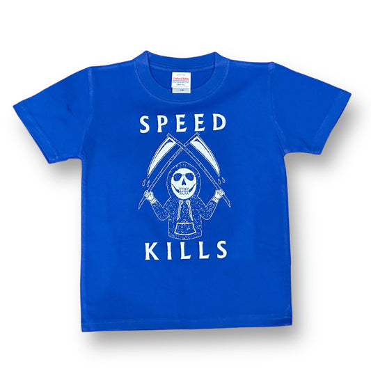 SPEED KILLS TEE KIDS ROYAL BLUE キッズ/ロイヤルブルー 120 (納期要確認)