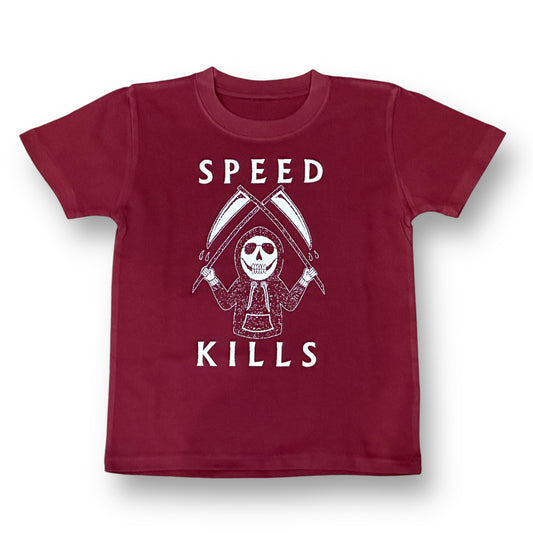 SPEED KILLS TEE KIDS BURGUNDY キッズ/バーガンディ 120 (納期要確認)