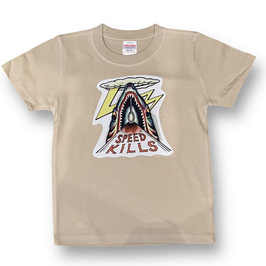 JACK-O FLASH "SPEED KILLS" KIDS LIGHT BEIGE キッズ/ライトベージュ 120 (納期要確認)