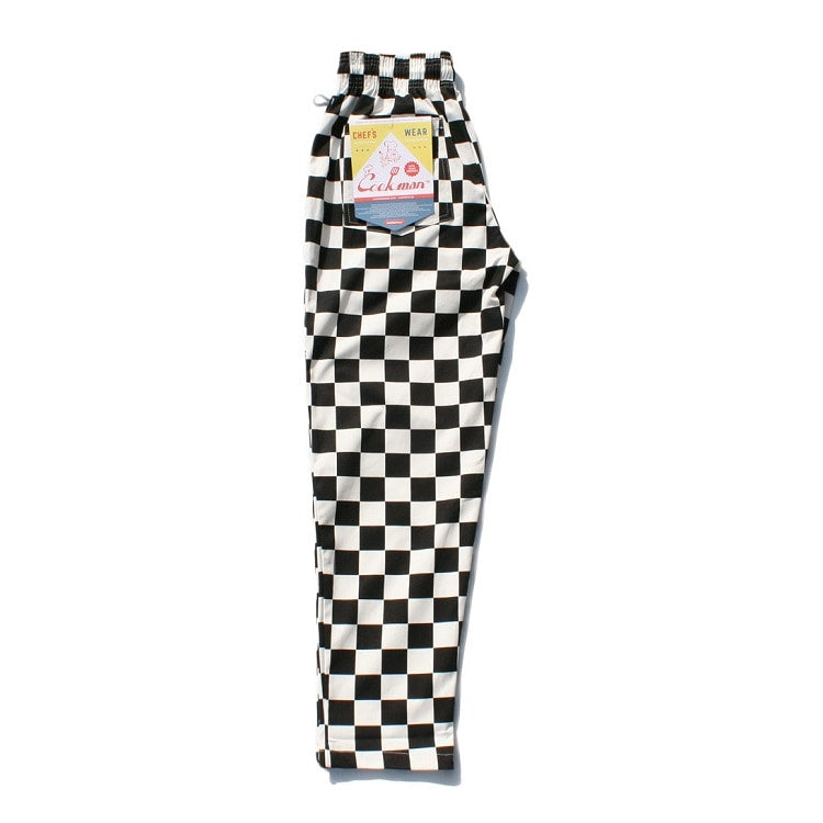 シェフパンツ Chef Pants Checker Black 231-32831