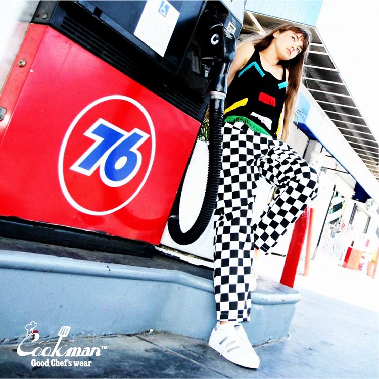 シェフパンツ Chef Pants Checker Black 231-32831