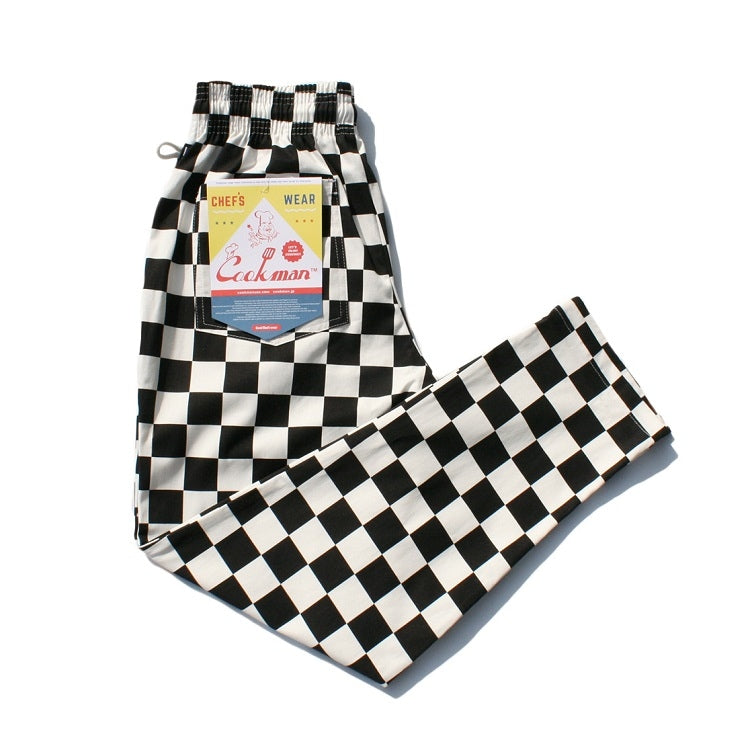 シェフパンツ Chef Pants Checker Black 231-32831