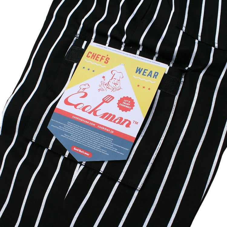 シェフパンツ Chef Pants Cargo Stripe Black 231-93885