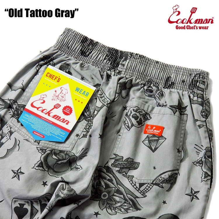 シェフパンツ Chef Pants Old Tattoo Gray 231-51804