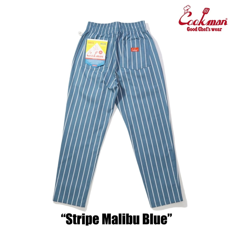 シェフパンツ Chef Pants Stripe Malibu Blue 231-41817