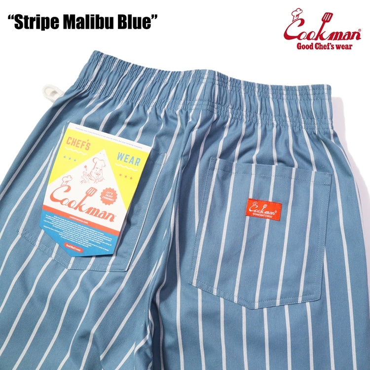シェフパンツ Chef Pants Stripe Malibu Blue 231-41817