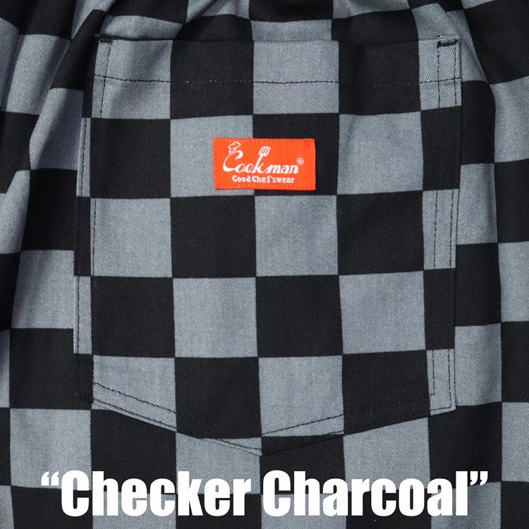 シェフパンツ Chef Pants Short Checker Charcoal 231-31939