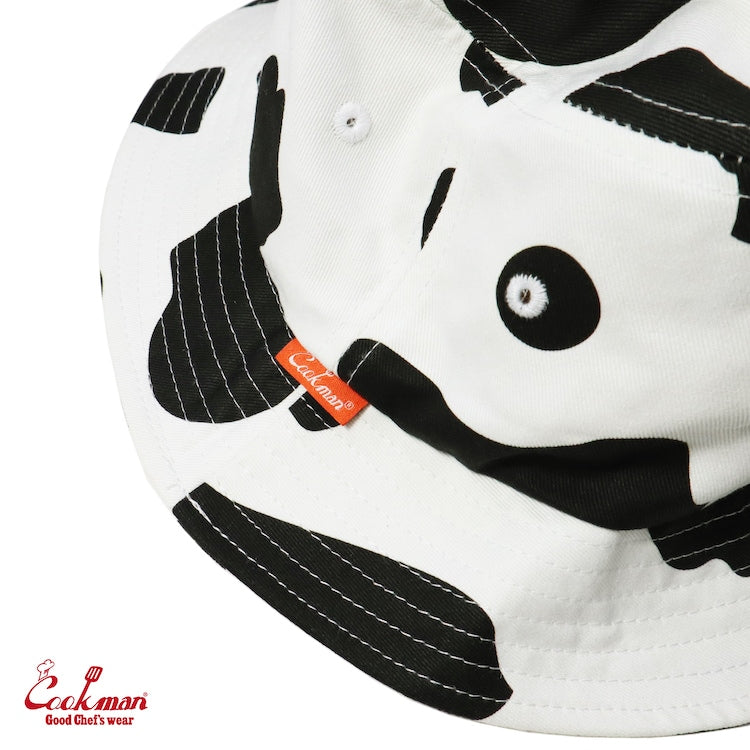 バケットハット Bucket Hat Cow White 233-31170