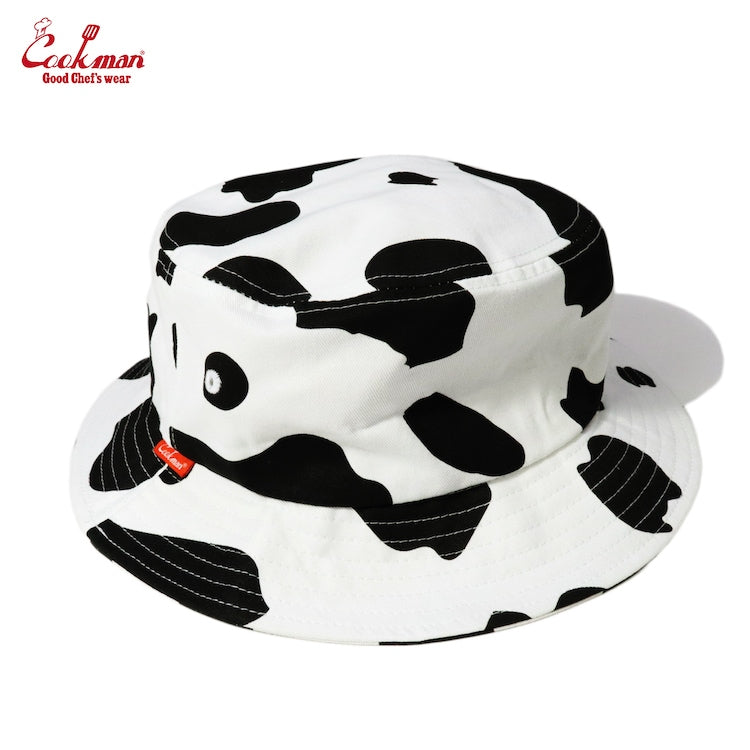 バケットハット Bucket Hat Cow White 233-31170