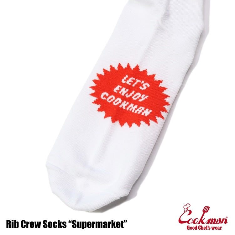 ソックス Rib Crew Socks Supermarket 233-51976