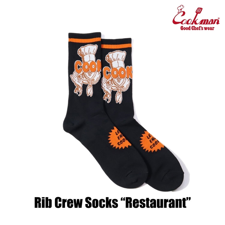 ソックス Rib Crew Socks Restaurant 233-51975