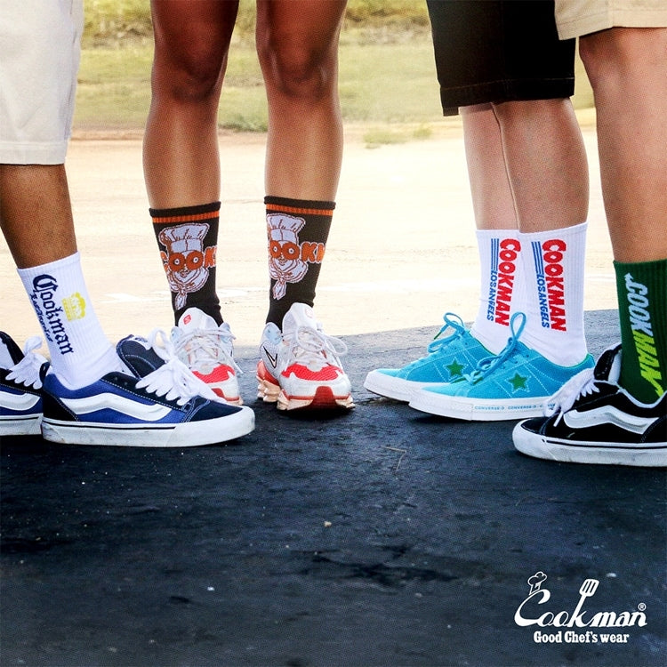 ソックス Rib Crew Socks Restaurant 233-51975