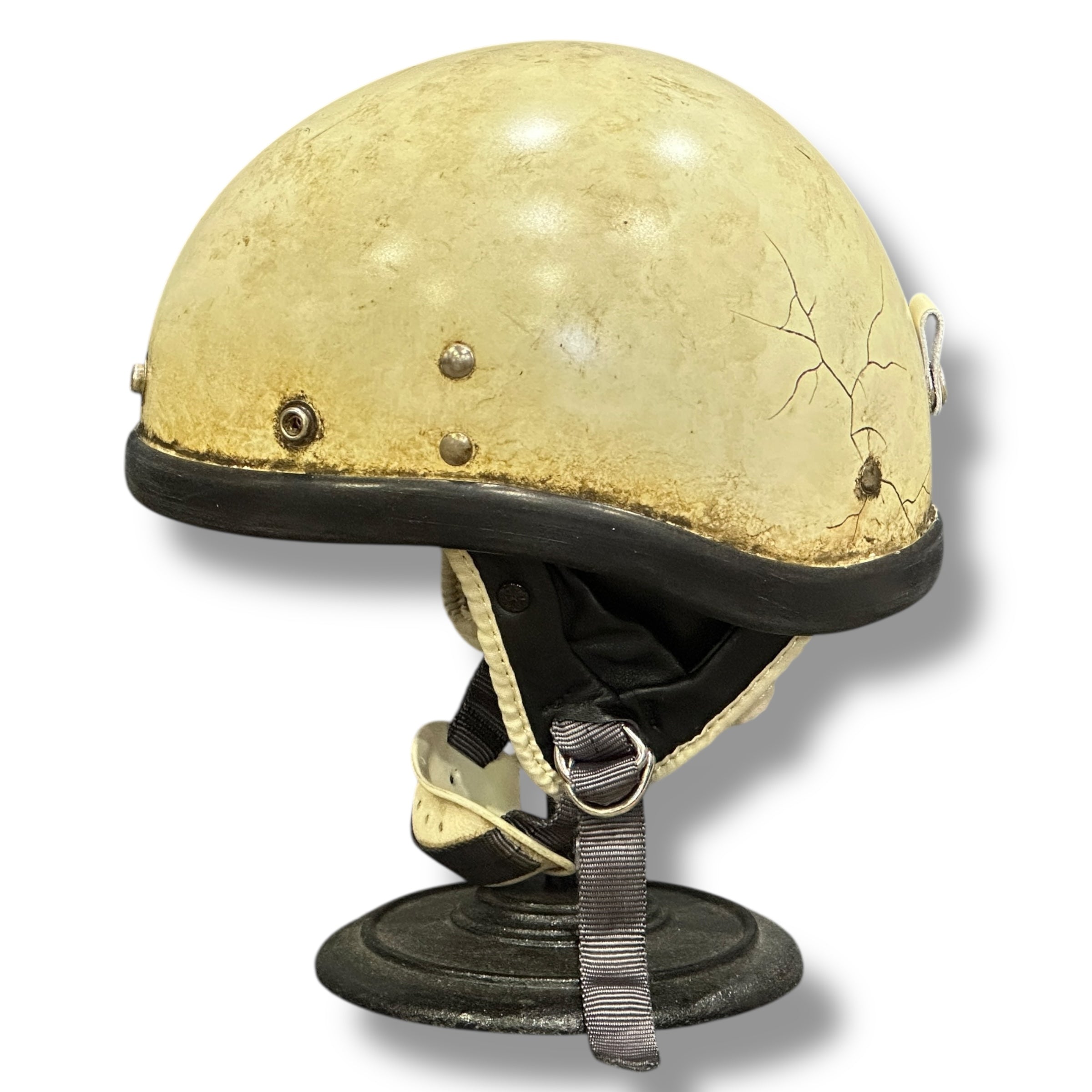 NOBUDZ グリッターヘルメット アイボリー NoBudz - 再販売通知リクエスト可 | GLITTER 3/4 HELMET (WHITE