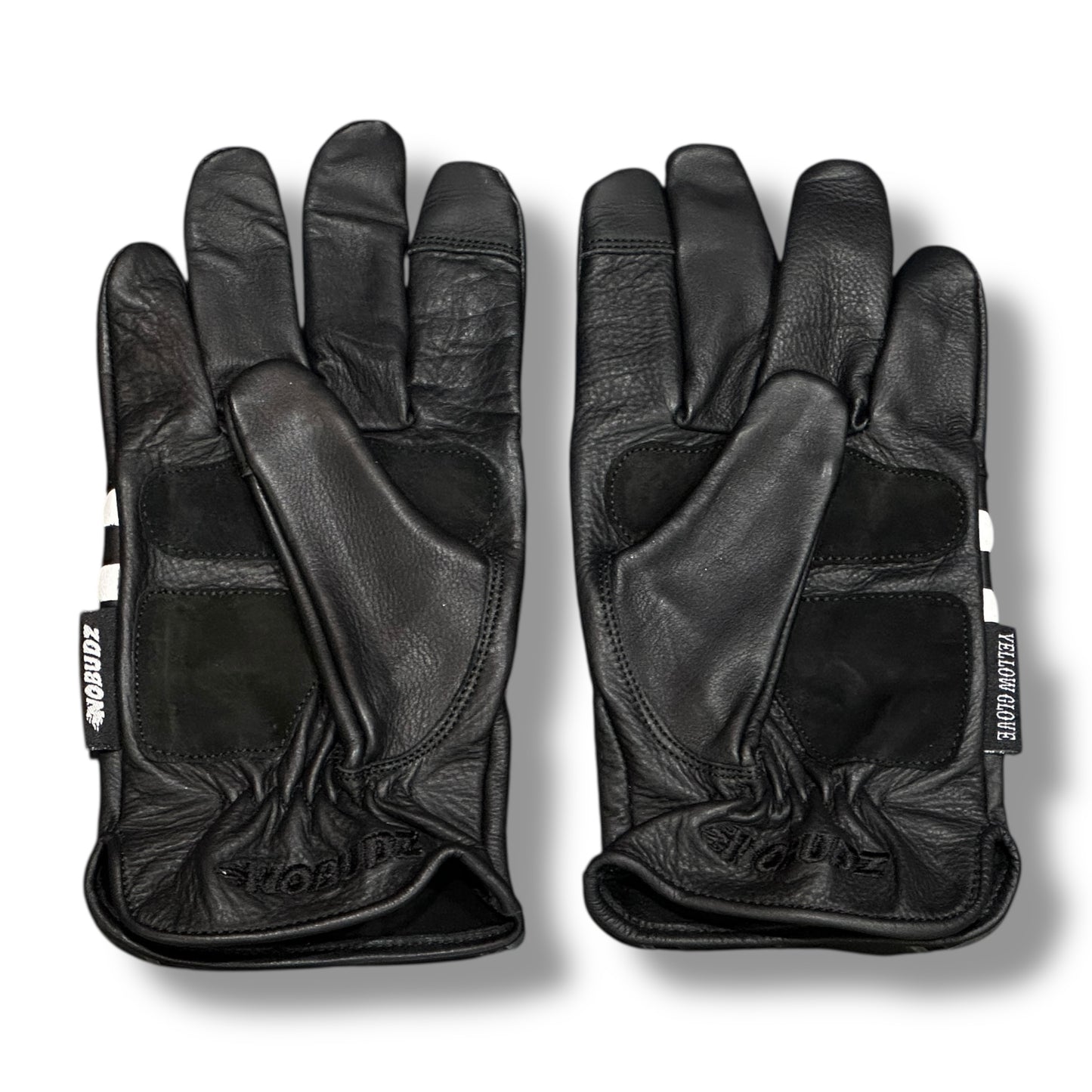 CHECKER GLOVE BLACK (nobudz/yellow glove)