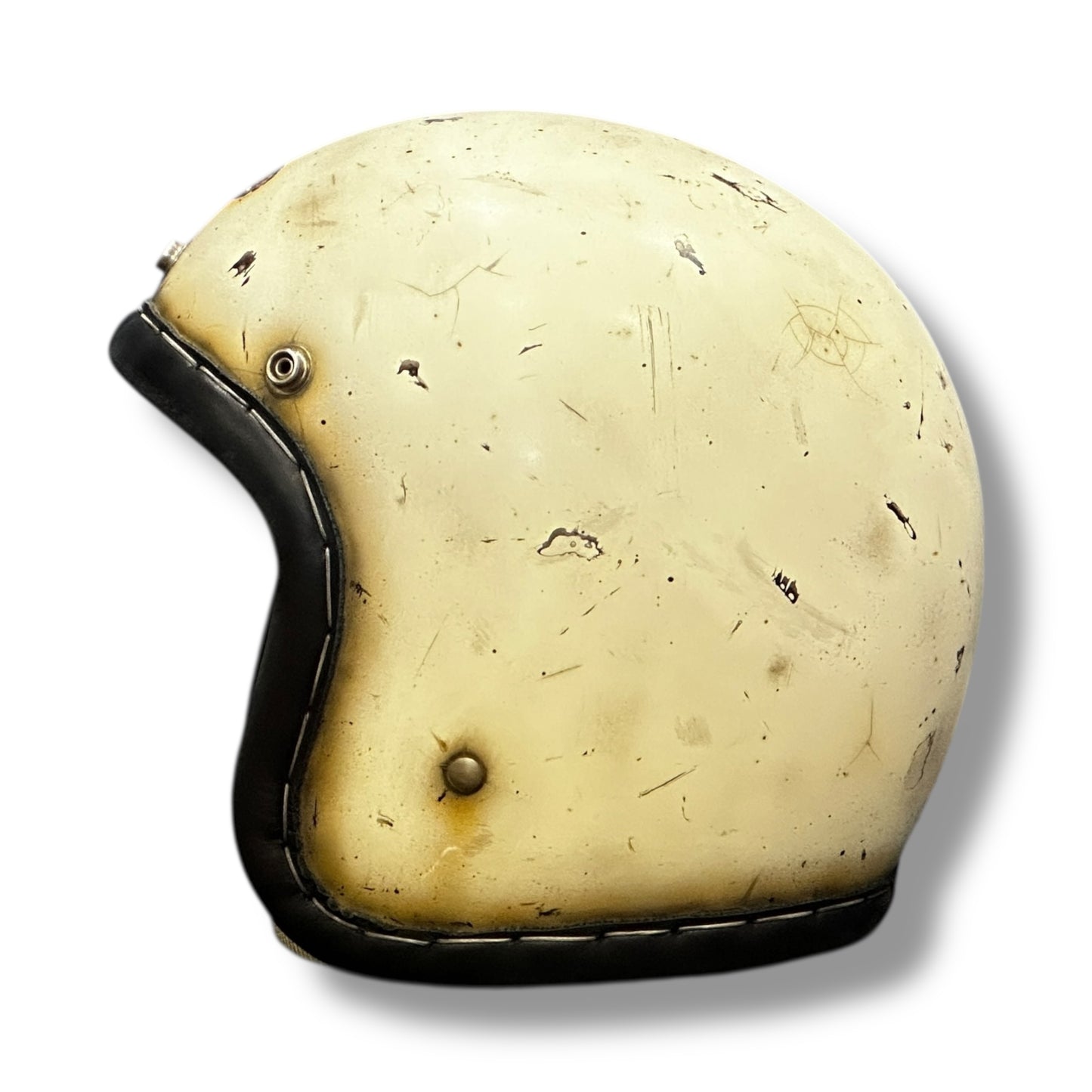 革巻きBEETLE LAC IVORY/アイボリー L.A.C PATINA version 白ダブルストラップ