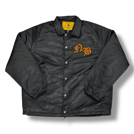 【予約】コーチジャケット Heavy ブラック w/OLD MOUNTAIN