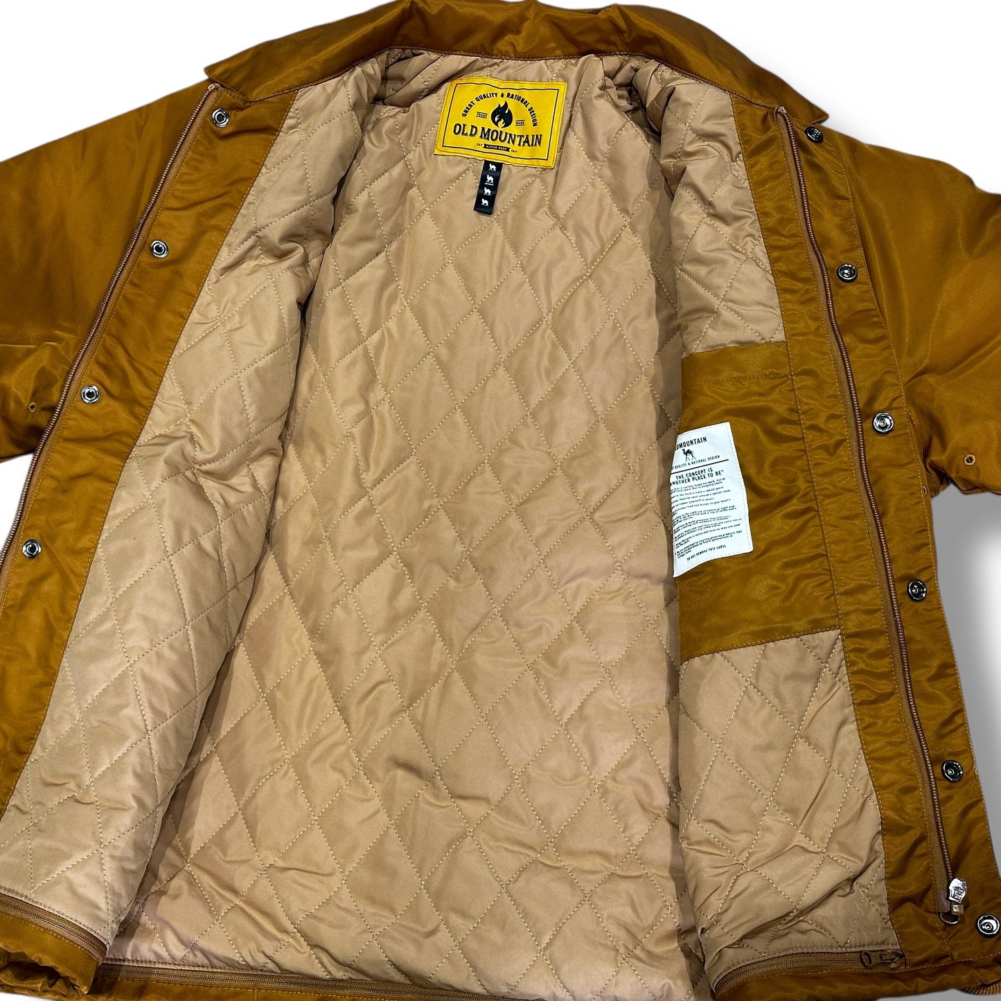 【予約】コーチジャケット Heavy キャメル w/OLD MOUNTAIN