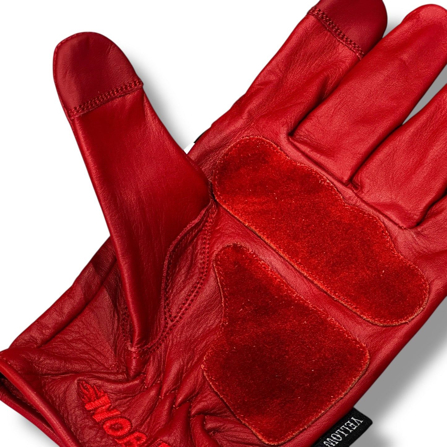 CHECKER GLOVE RED (nobudz/yellow glove)
