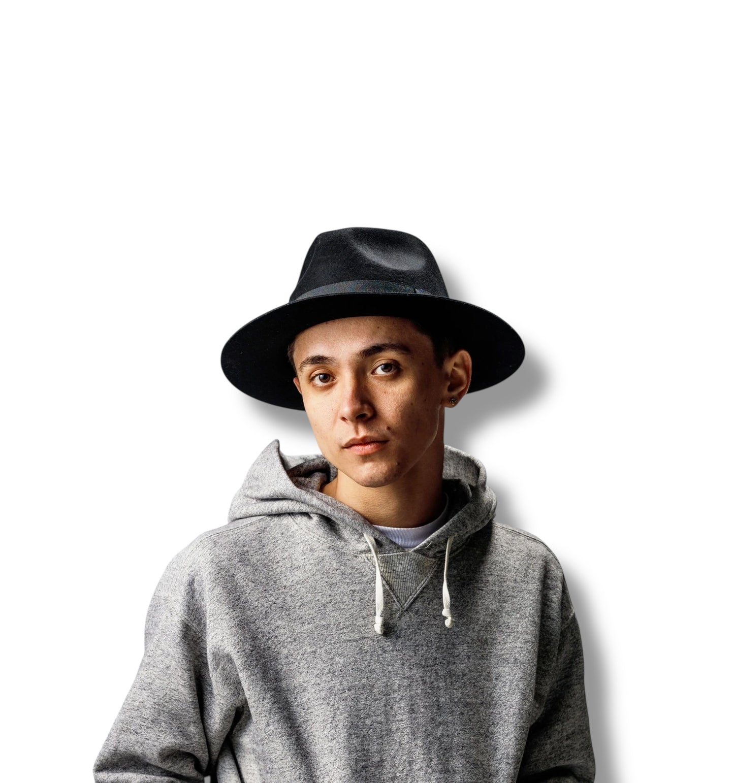 MIDDLE BRIM FLAT HAT