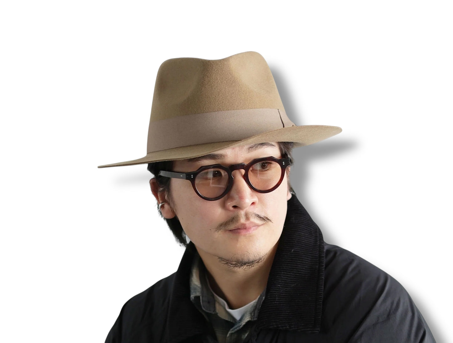 MIDDLE BRIM FLAT HAT