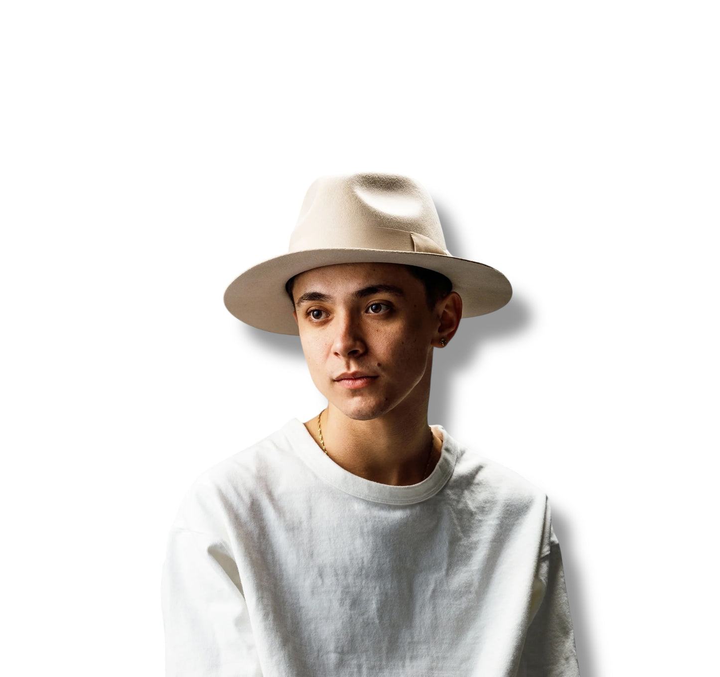 MIDDLE BRIM FLAT HAT