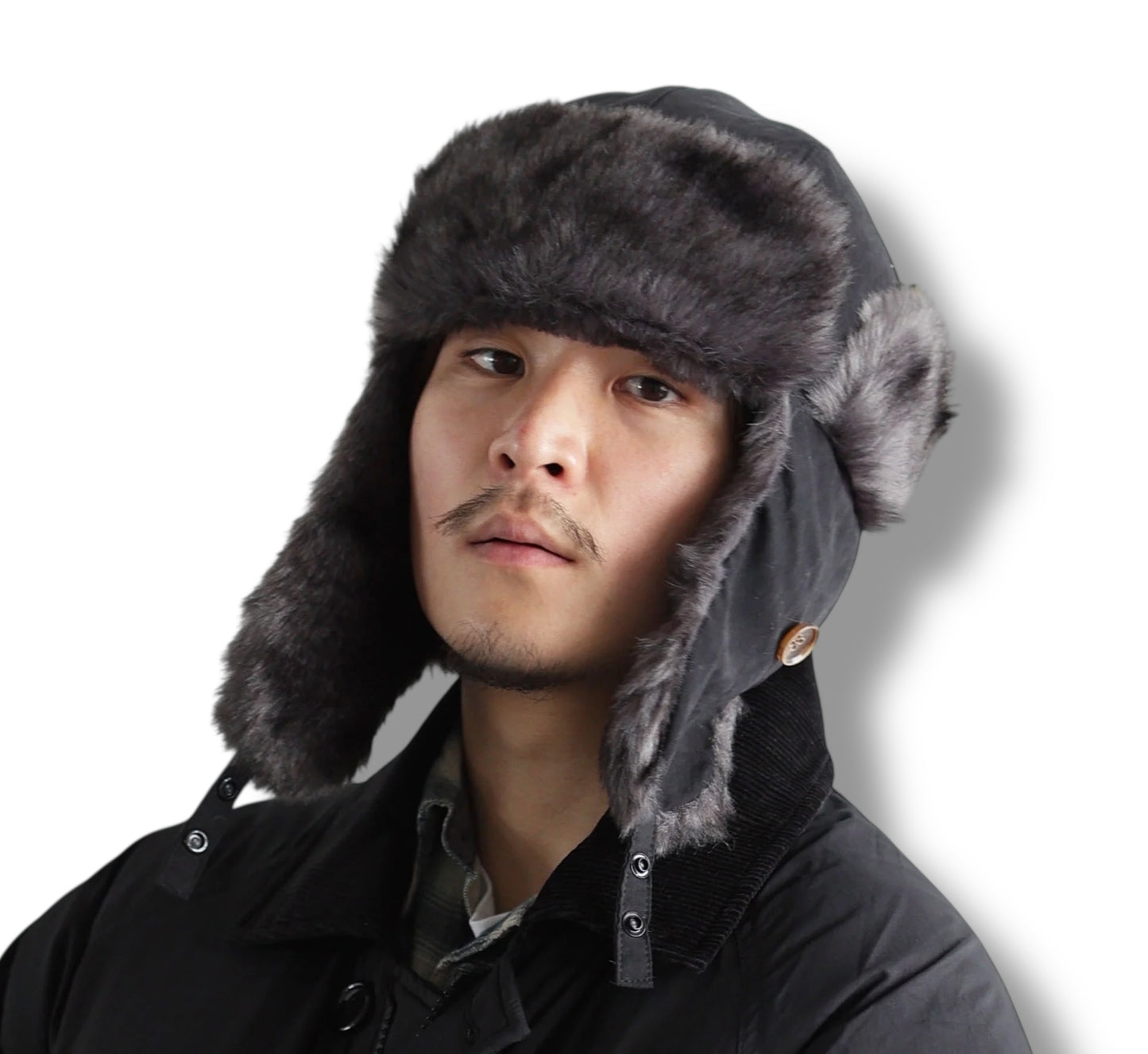 FAKE SUEDE FLIGHT CAP