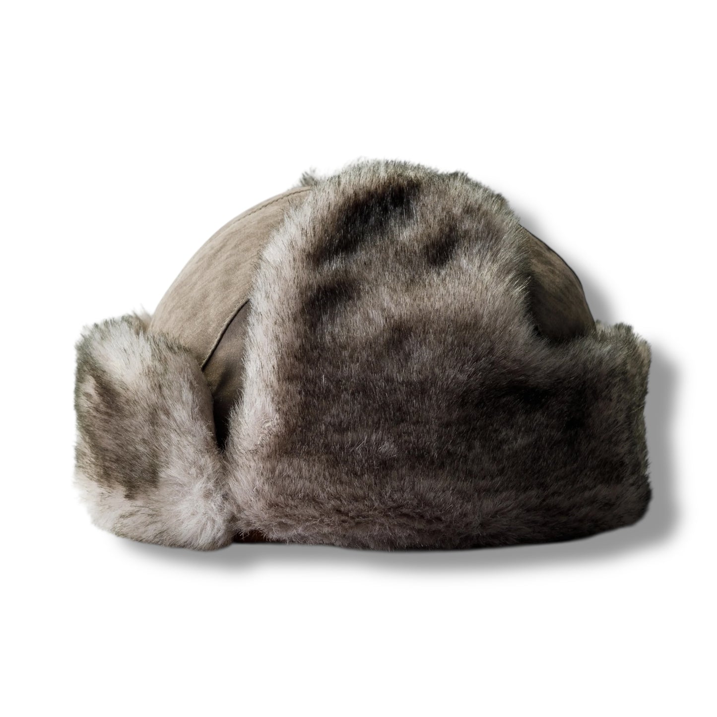 FAKE SUEDE FLIGHT CAP