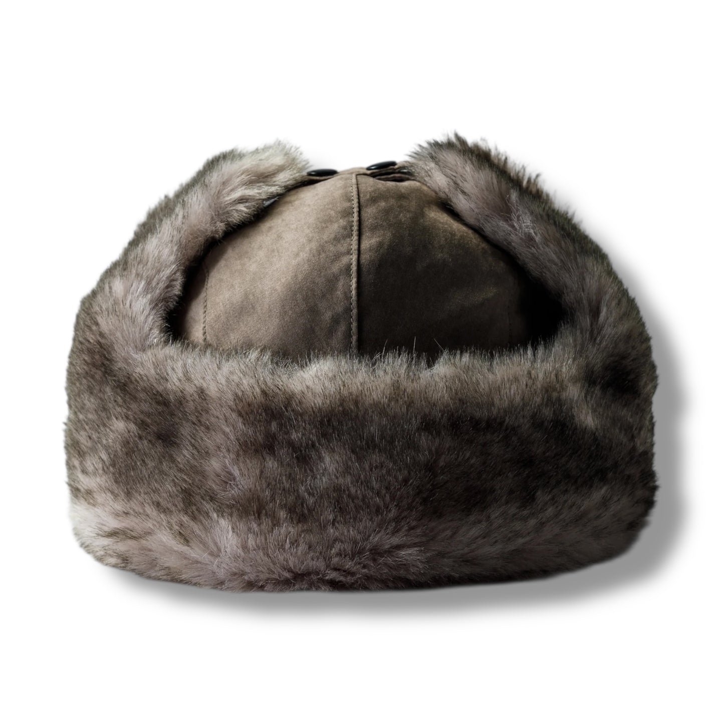 FAKE SUEDE FLIGHT CAP