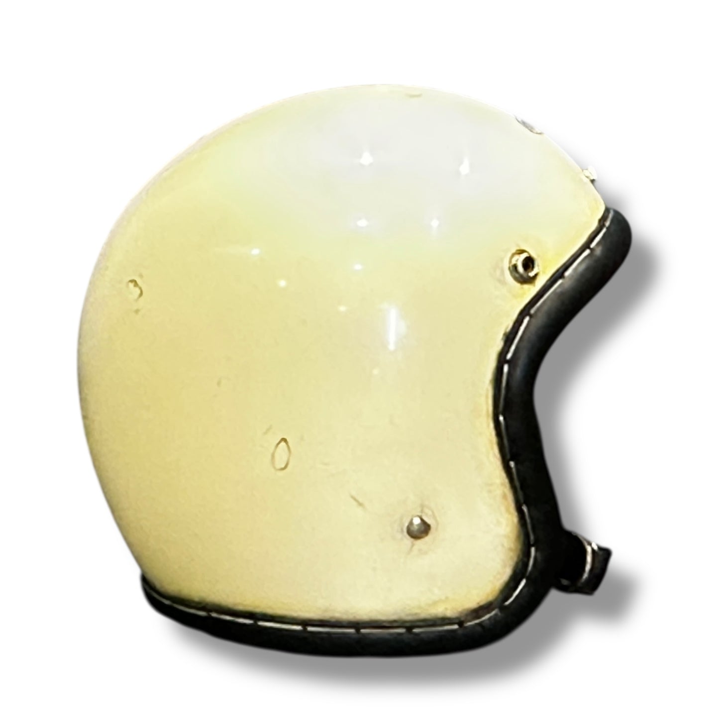 革巻きBEETLE LAC IVORY/アイボリー L.A.C PATINA version 黒シングルストラップ