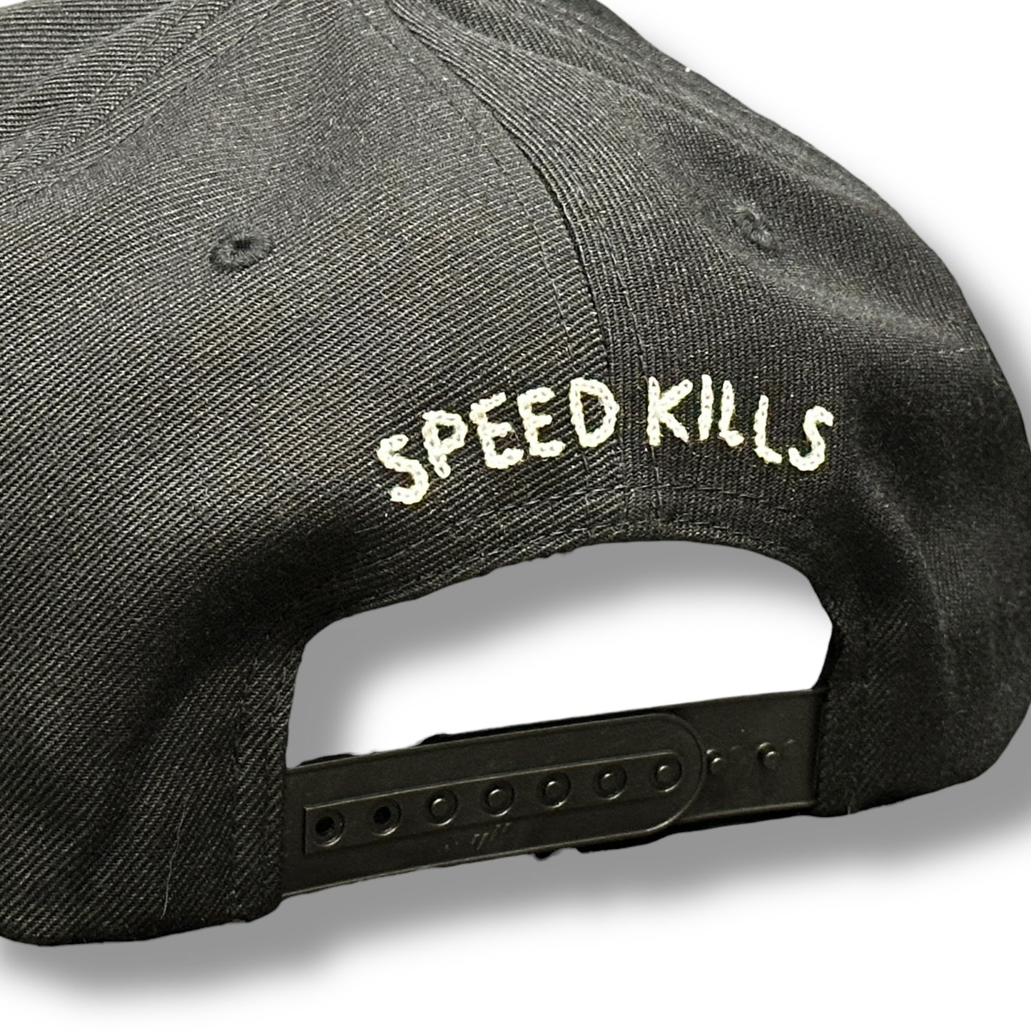 NBチェーンステッチキャップ BLACK/WHITE 黒白