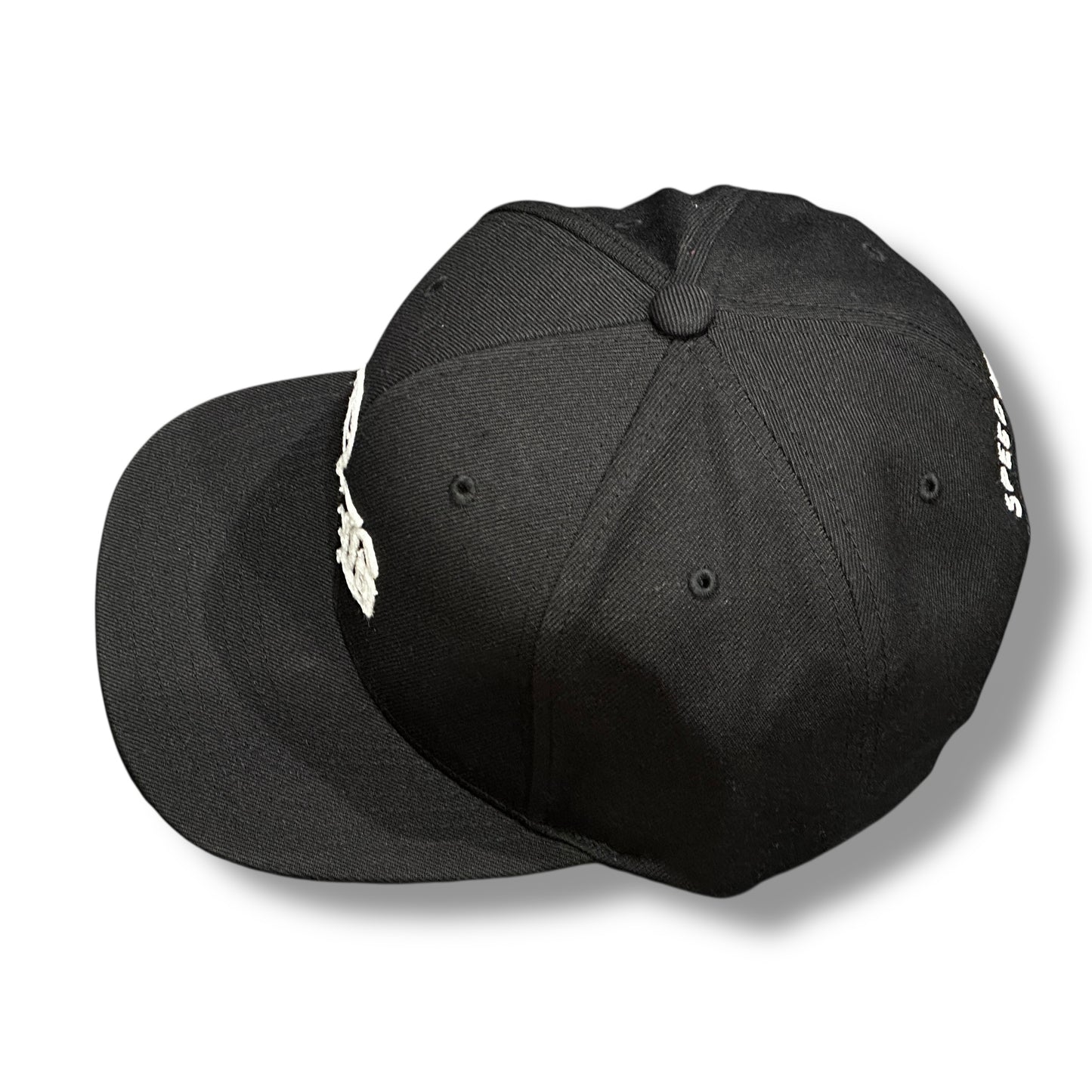 NBチェーンステッチキャップ BLACK/WHITE 黒白