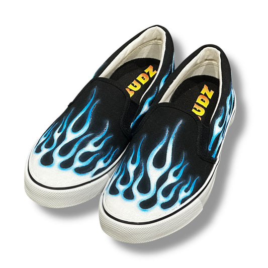 FLAMES SHOES BLUE NOBUDZ EDITION