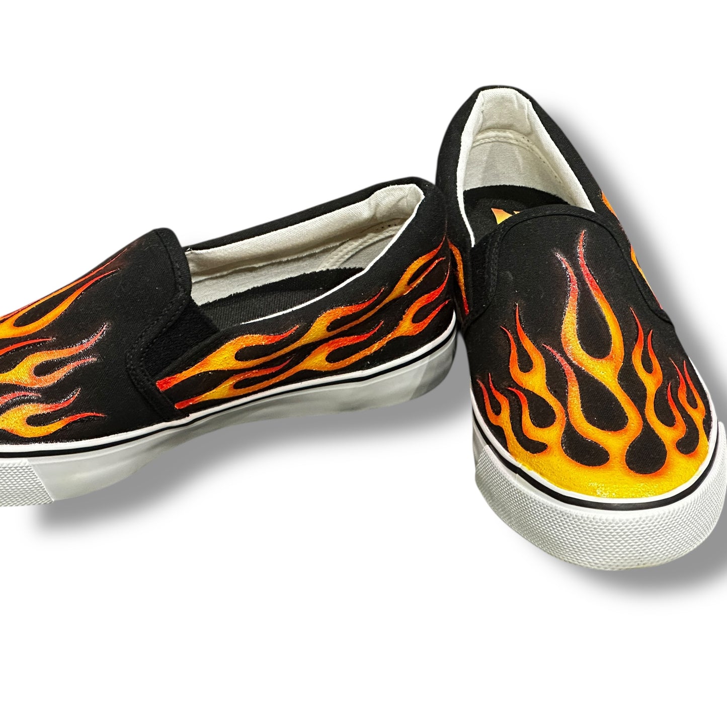 FLAMES SHOES ORANGE NOBUDZ EDITION