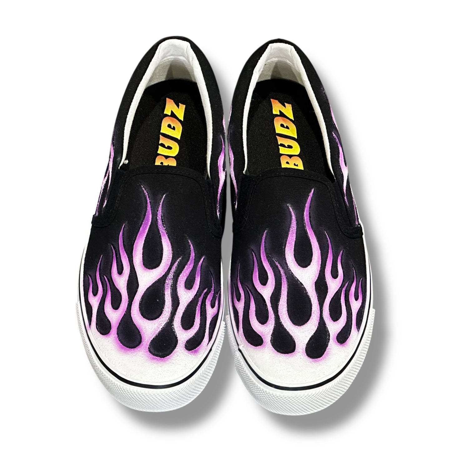 FLAMES SHOES PURPLE NOBUDZ EDITION