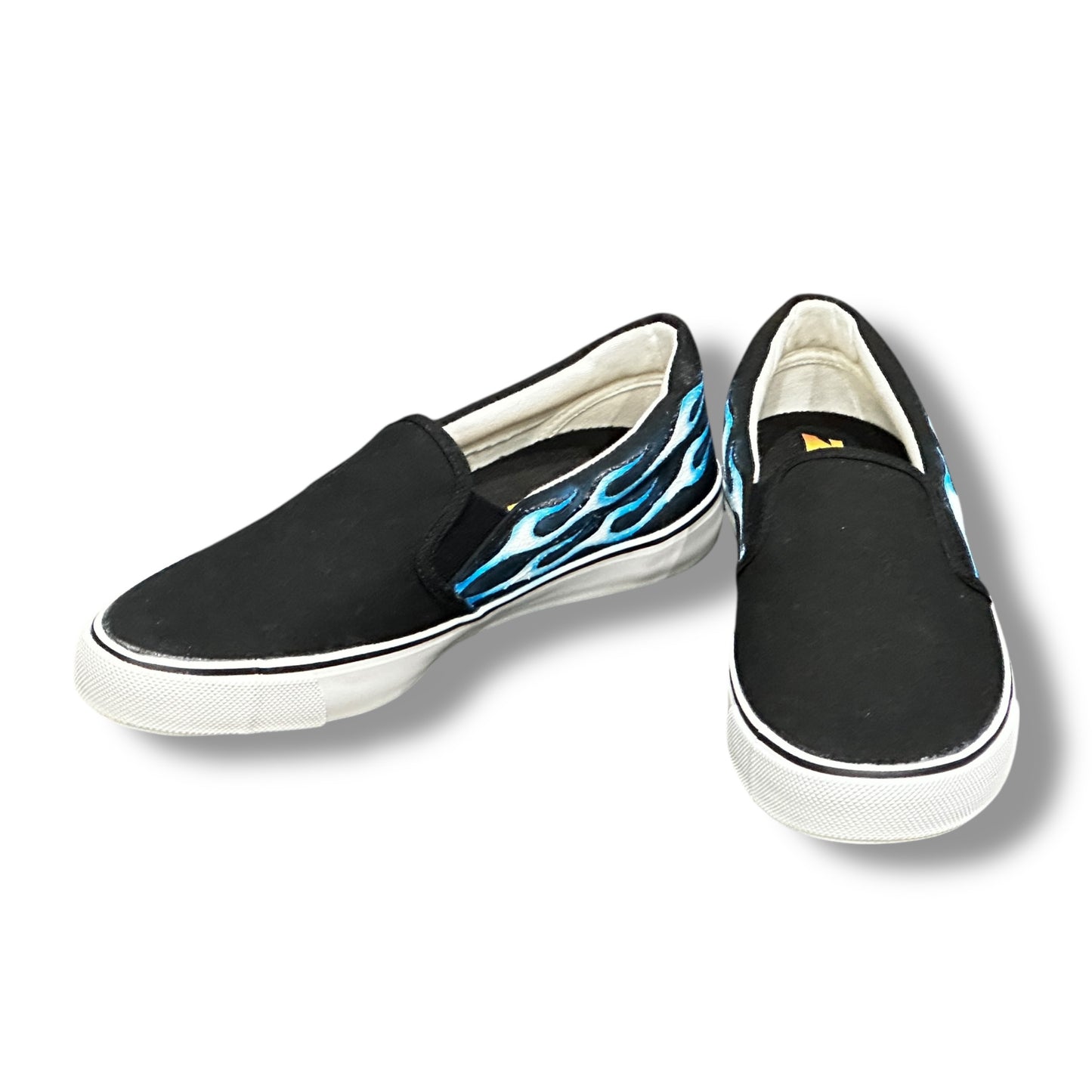 FLAMES SHOES SIDE BLUE NOBUDZ EDITION