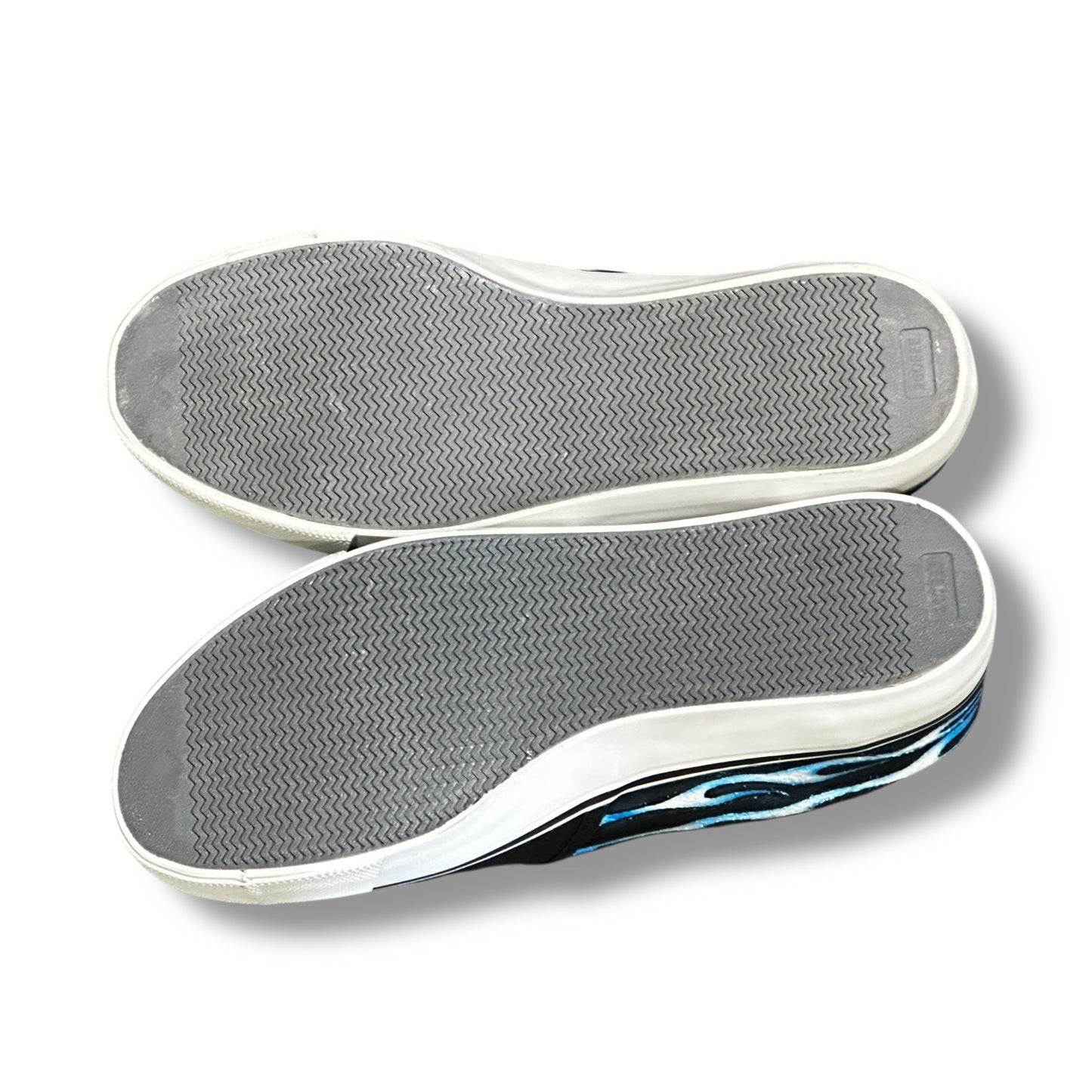 FLAMES SHOES SIDE BLUE NOBUDZ EDITION