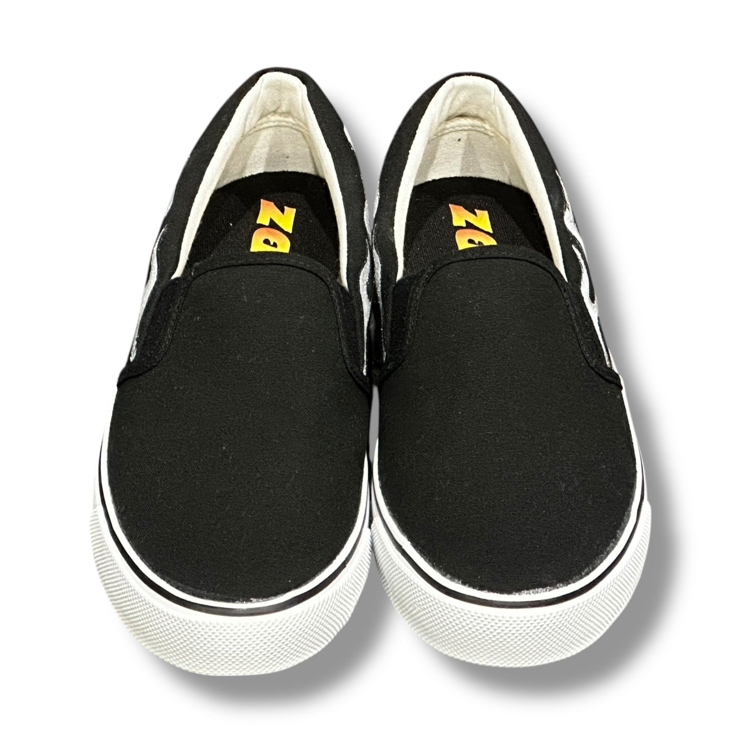 FLAMES SHOES SIDE GRAY NOBUDZ EDITION