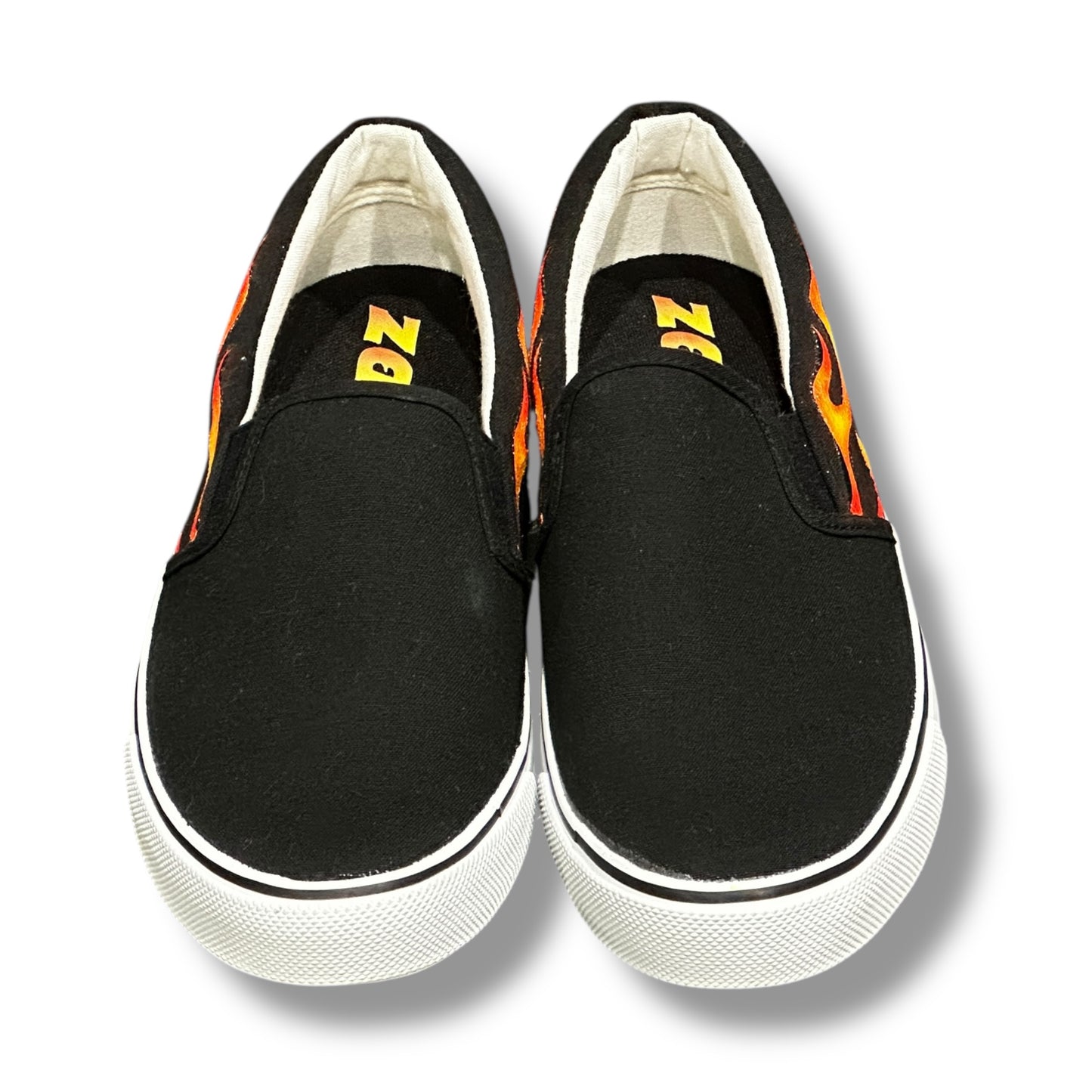 FLAMES SHOES SIDE ORANGE NOBUDZ EDITION