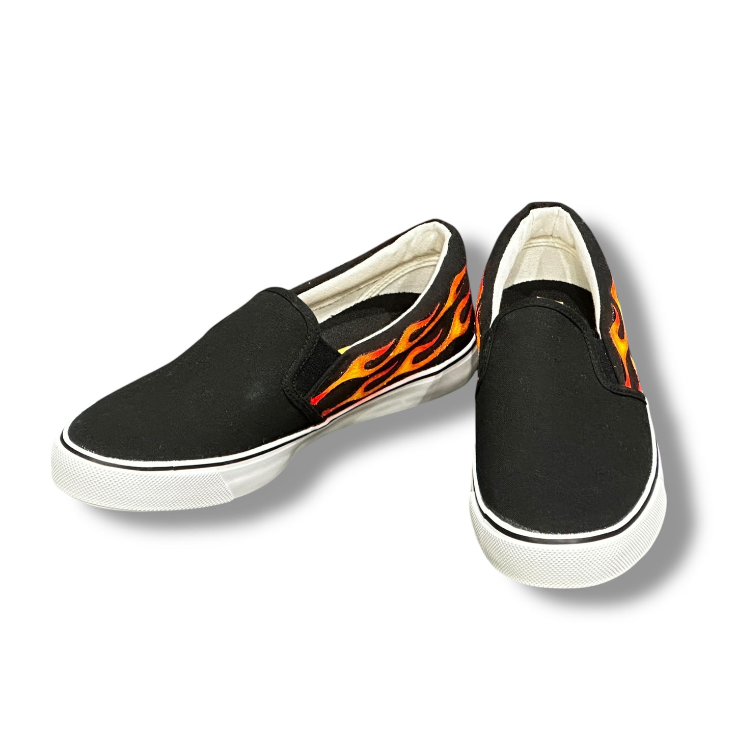 FLAMES SHOES SIDE ORANGE NOBUDZ EDITION