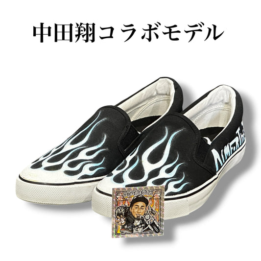 中田翔モデル FLAMES SHOES BLUE NOBUDZ EDITION