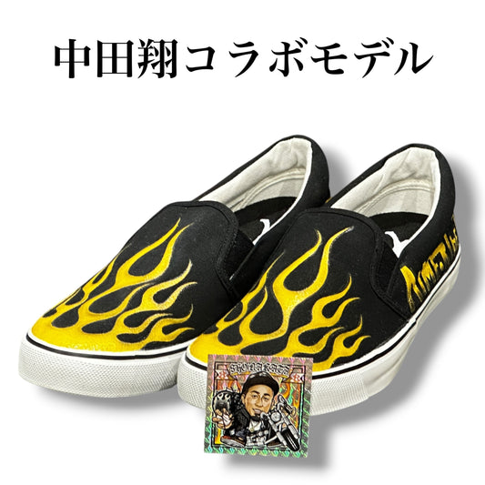 中田翔モデル FLAMES SHOES YELLOW NOBUDZ EDITION