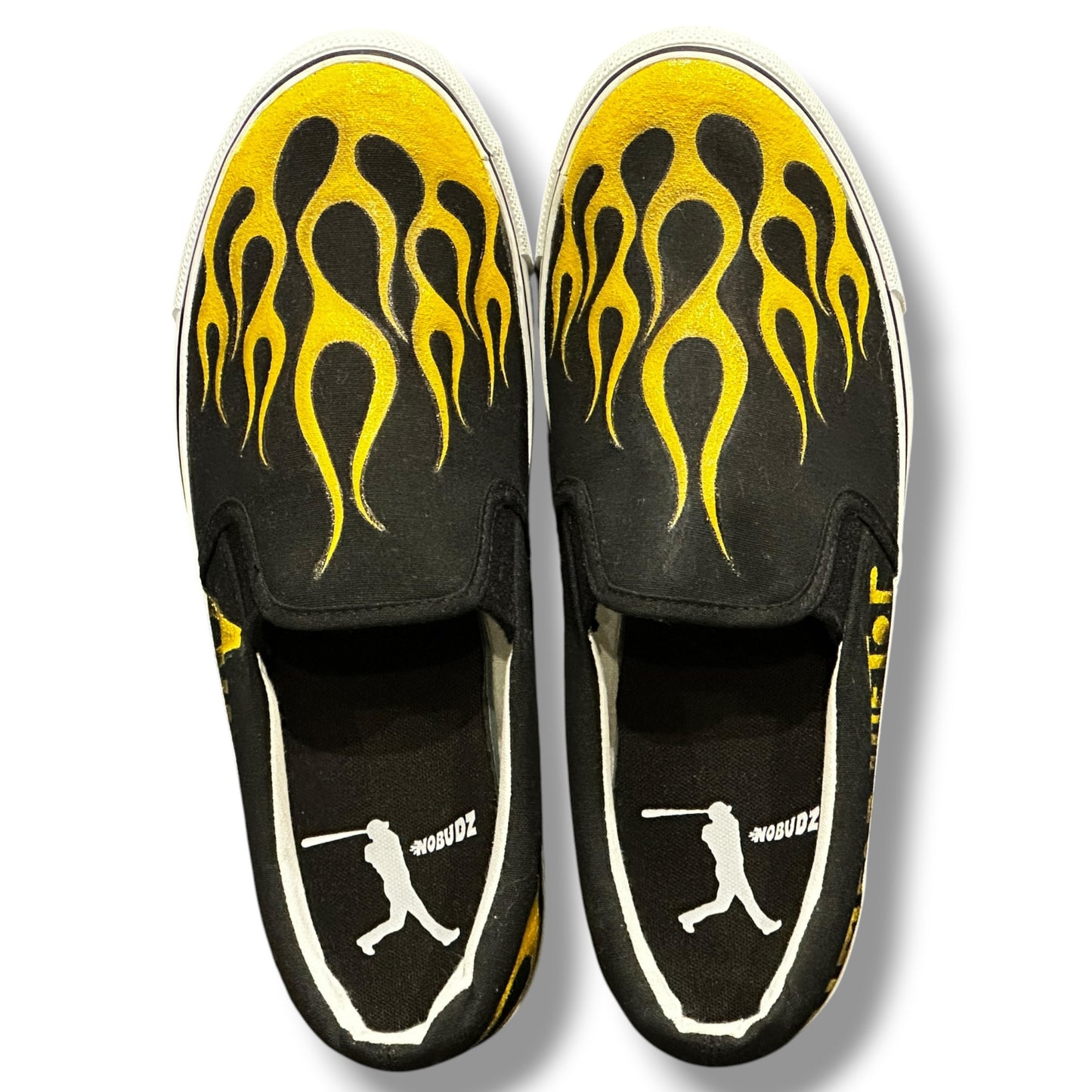 中田翔モデル FLAMES SHOES YELLOW NOBUDZ EDITION