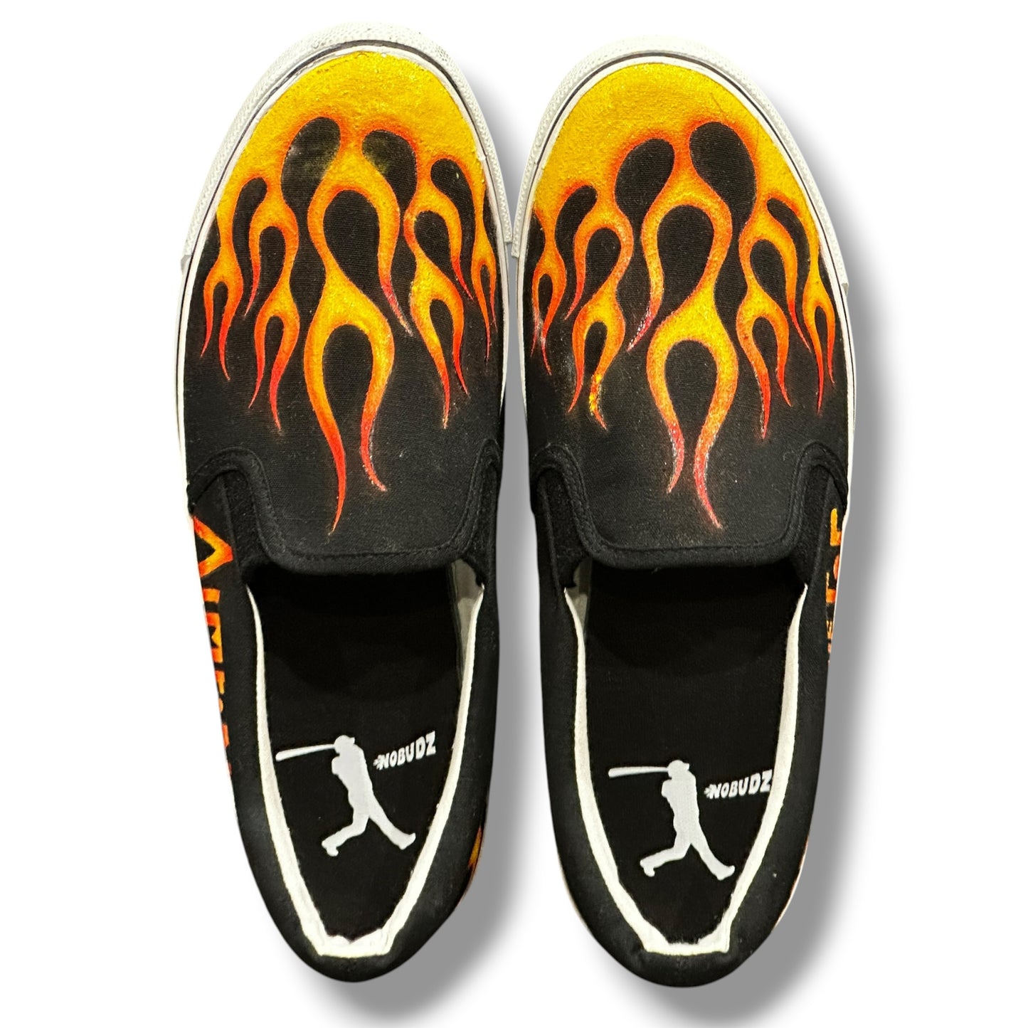 中田翔モデル FLAMES SHOES ORANGE NOBUDZ EDITION
