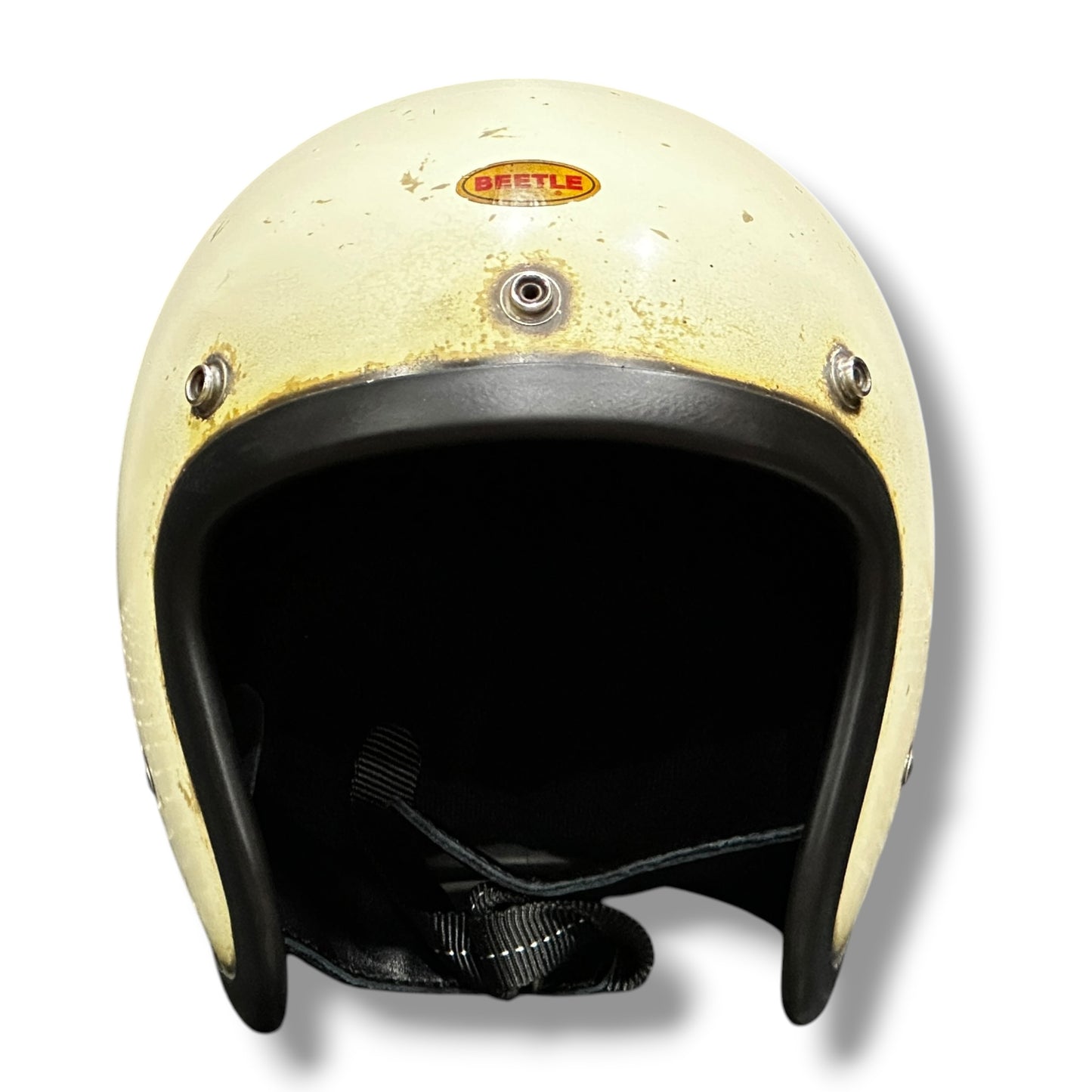 BEETLE LAC IVORY/アイボリー L.A.C PATINA version 黒シングルストラップ