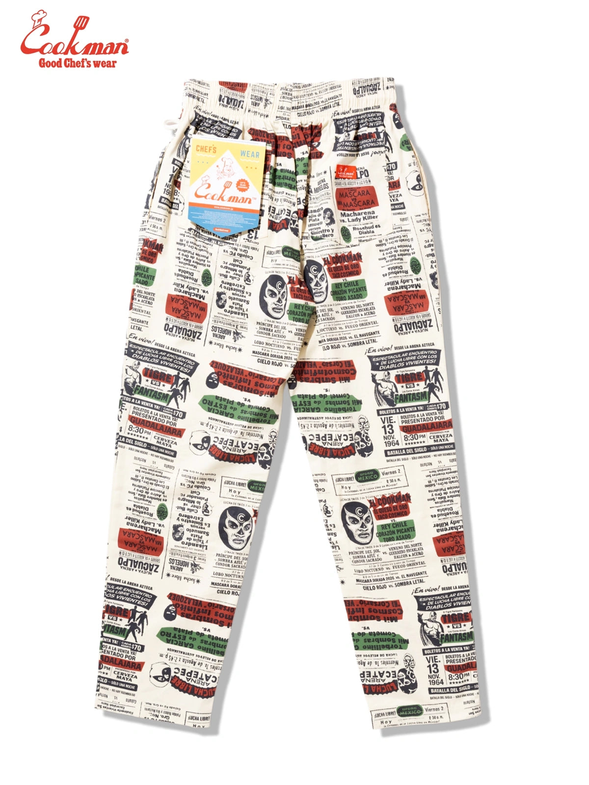 シェフパンツ Chef Pants Lucha Libre 231-63801