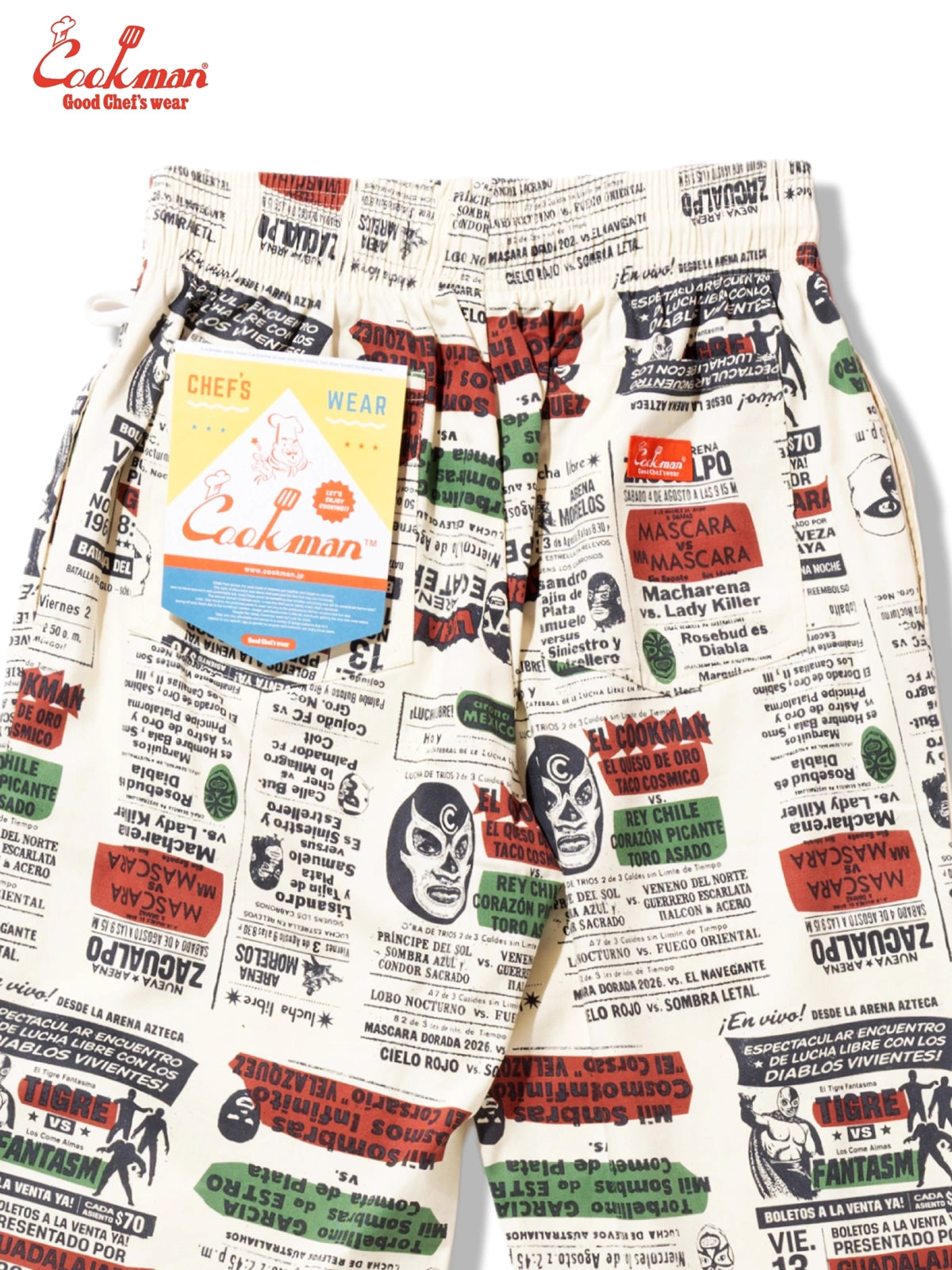 シェフパンツ Chef Pants Lucha Libre 231-63801