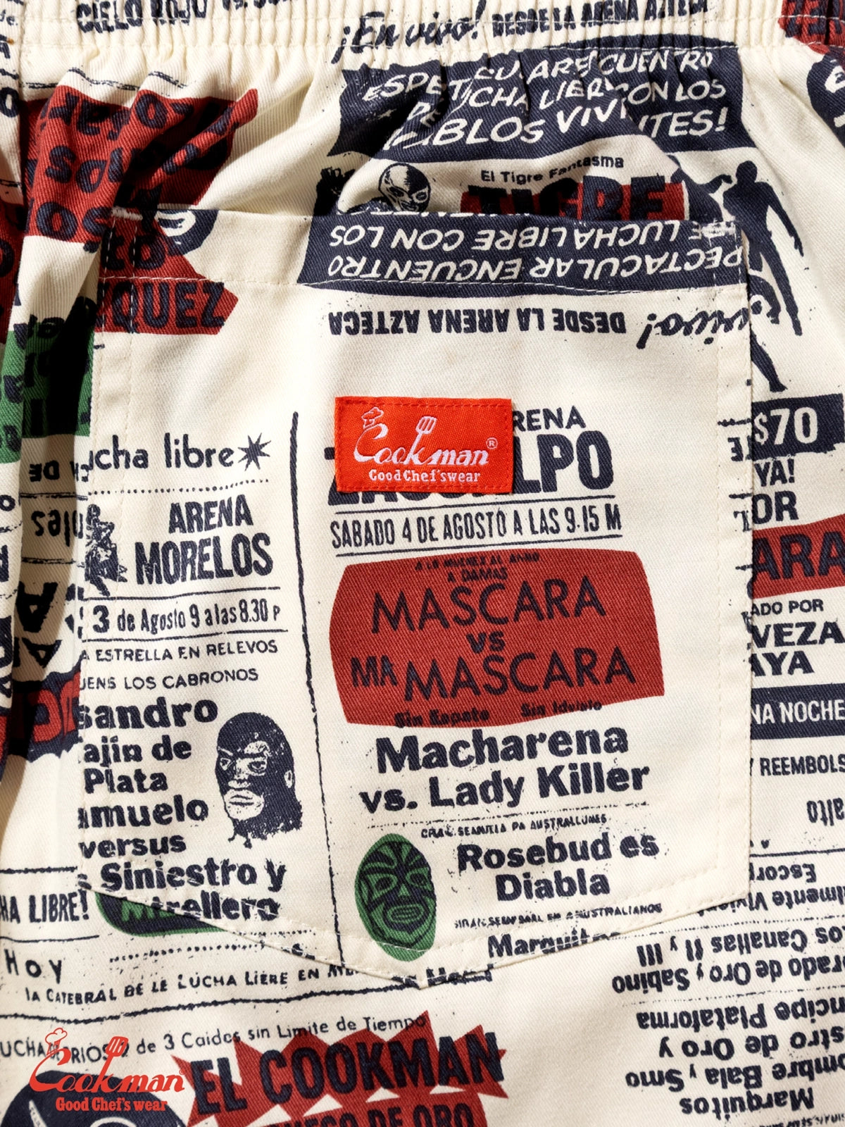 シェフパンツ Chef Pants Lucha Libre 231-63801